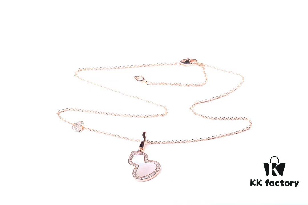 692fd76299f2d84055c8aadd Official Counter Synchronized Luxury Qeelin Jewelry Gourd Necklace, Celebrity Style, Symbolizing Fortune and Prosperity, High-End Custom S925 Silver with Rose Gold Plating, Premium Texture, 45cm Adjustable Chain, Rose Gold, Extremely Stylish and Versatile