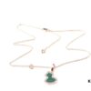 692fd76599f2d84055c8aae1 Official Counter Synchronized Luxury Qeelin Jewelry Gourd Necklace, Celebrity Style, Symbolizing Fortune and Prosperity, High-End Custom S925 Silver with Rose Gold Plating, Premium Texture, 45cm Adjustable Chain, Rose Gold, Extremely Stylish and Versatile