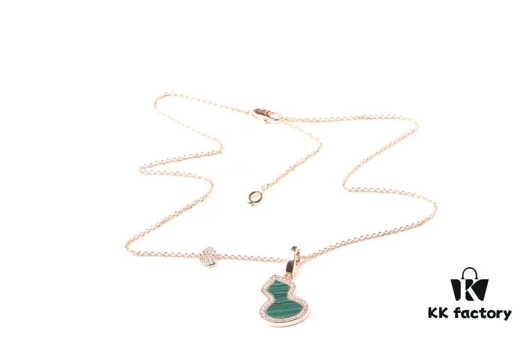 692fd76599f2d84055c8aae1 Official Counter Synchronized Luxury Qeelin Jewelry Gourd Necklace, Celebrity Style, Symbolizing Fortune and Prosperity, High-End Custom S925 Silver with Rose Gold Plating, Premium Texture, 45cm Adjustable Chain, Rose Gold, Extremely Stylish and Versatile