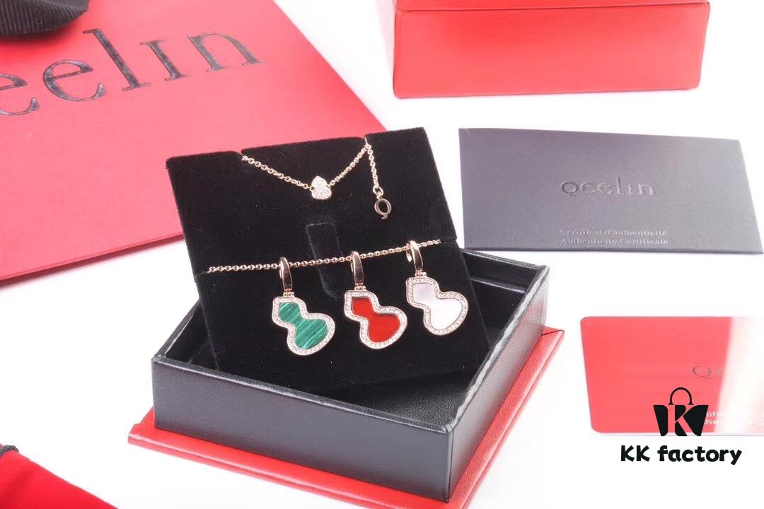692fd76699f2d84055c8aae3 Official Counter Synchronized Luxury Qeelin Jewelry Gourd Necklace, Celebrity Style, Symbolizing Fortune and Prosperity, High-End Custom S925 Silver with Rose Gold Plating, Premium Texture, 45cm Adjustable Chain, Rose Gold, Extremely Stylish and Versatile