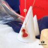 S925 Silver Plated with K Gold [Kylin Bestseller] Qeeline Kylin Large Gourd Red Agate Necklace