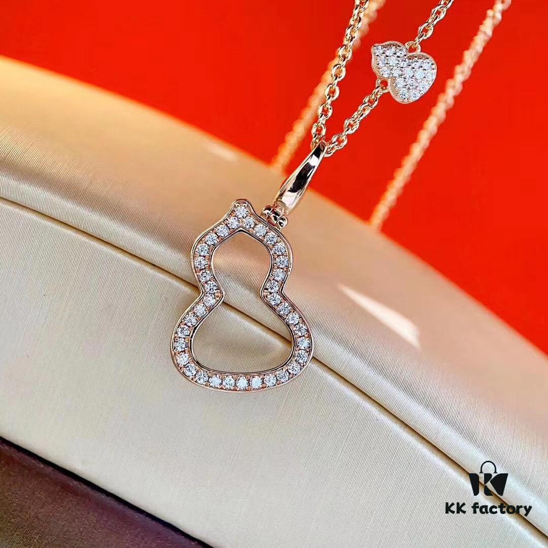 692fd76d99f2d84055c8aaee Qeelin Gourd Necklace – Exquisite 925 Sterling Silver with Rose Gold and White Gold Plating, Symbolizing Blessings, Prosperity, Health, Longevity, and Auspiciousness