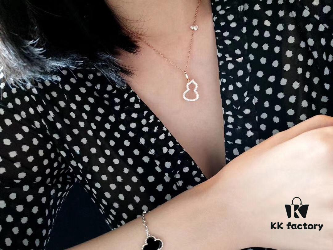 692fd76d99f2d84055c8aaef Qeelin Gourd Necklace – Exquisite 925 Sterling Silver with Rose Gold and White Gold Plating, Symbolizing Blessings, Prosperity, Health, Longevity, and Auspiciousness