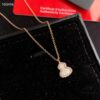 Qeelin Kirin Gourd Necklace and Stud Earrings, Fine Craftsmanship Sterling Silver Version