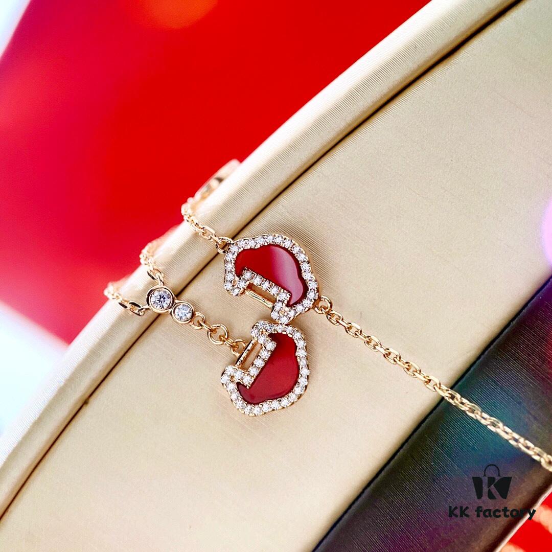 692fd78d99f2d84055c8ab20 Mini Auspicious Peace Lock Red Agate Set