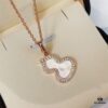 Medium Natural Stone Gourd Necklace ✨ Vermeil High-End Version