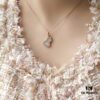 Medium Natural Stone Gourd Necklace ✨ Vermeil High-End Version