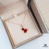692fd7a299f2d84055c8ab44 Medium Natural Stone Gourd Necklace ✨ Premium Vermeil Version