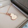 692fd7a799f2d84055c8ab49 Medium Natural Stone Gourd Necklace ✨ Premium Vermeil Version