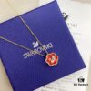 692fd7ae99f2d84055c8ab5a 2 pcs Original Design SWAROVSKI 2021 New Year Flower of Fortune Necklace - Chinese New Year Red Limited Edition in Collaboration with The Palace Museum
