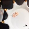 692fd7bc99f2d84055c8ab75 Gourd Green Jadeite, Green Agate, White Mother-of-Pearl Stud Earrings