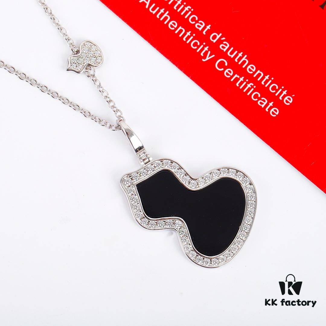 692fd7d599f2d84055c8abab Double Gourd Necklace Qeeli@ Kirin Gourd Jewelry Combines Chinese Elements with Modern Design, Red Agate in Gourd Shape Resembling Vibrant Red Leaves and Blooming Flowers