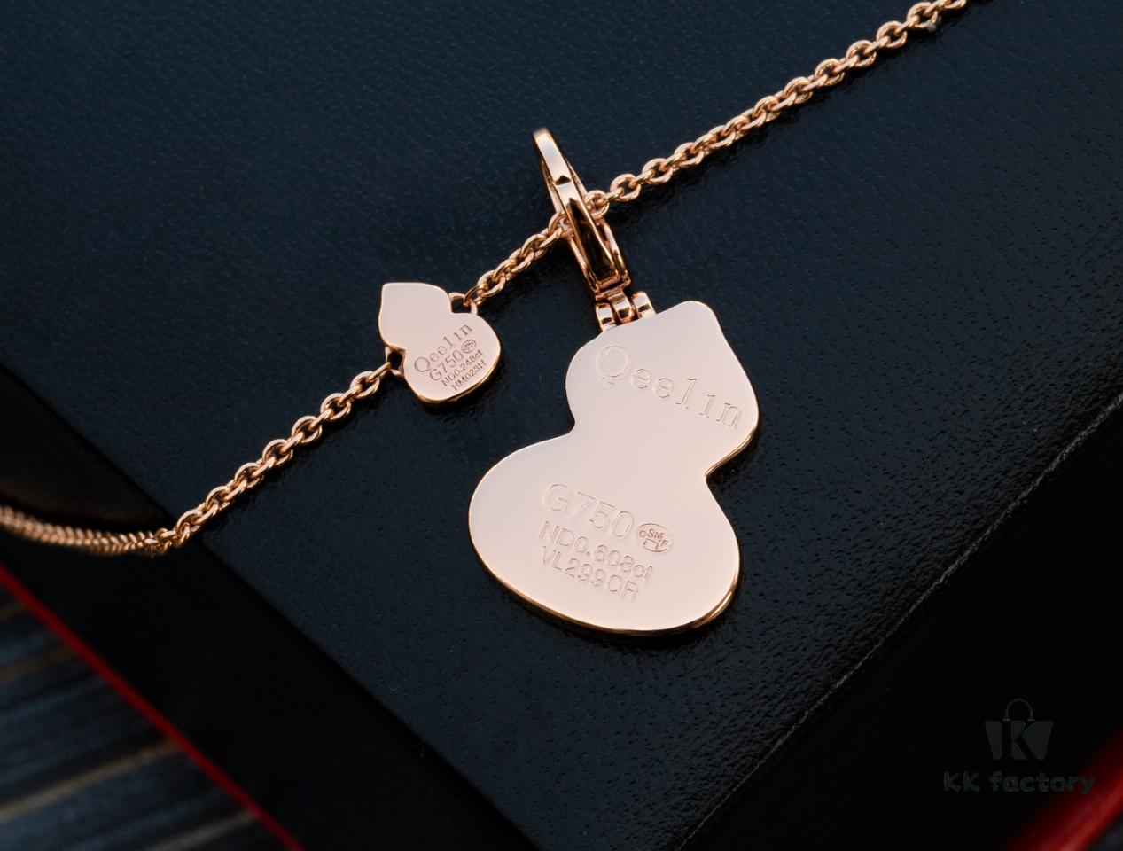 【V Gold Version】Large Kylin Gourd Necklace
