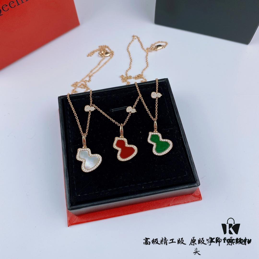 692fd80999f2d84055c8abe9 Kirin Gourd Necklace, Stylish and Versatile with Thick Gold Plating, Real Gold Look, Eight-Heart Eight-Arrow High-Carbon Diamond, Small and Exquisite