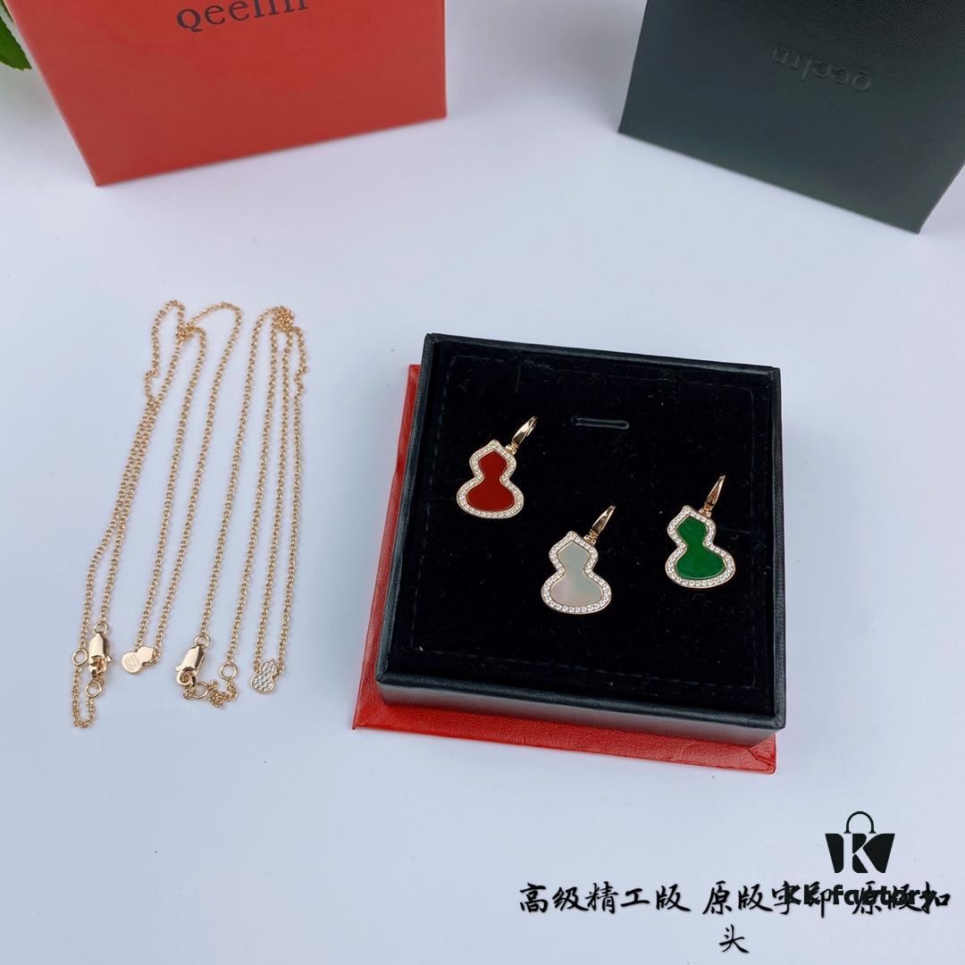 692fd80a99f2d84055c8abeb Kirin Gourd Necklace, Stylish and Versatile with Thick Gold Plating, Real Gold Look, Eight-Heart Eight-Arrow High-Carbon Diamond, Small and Exquisite