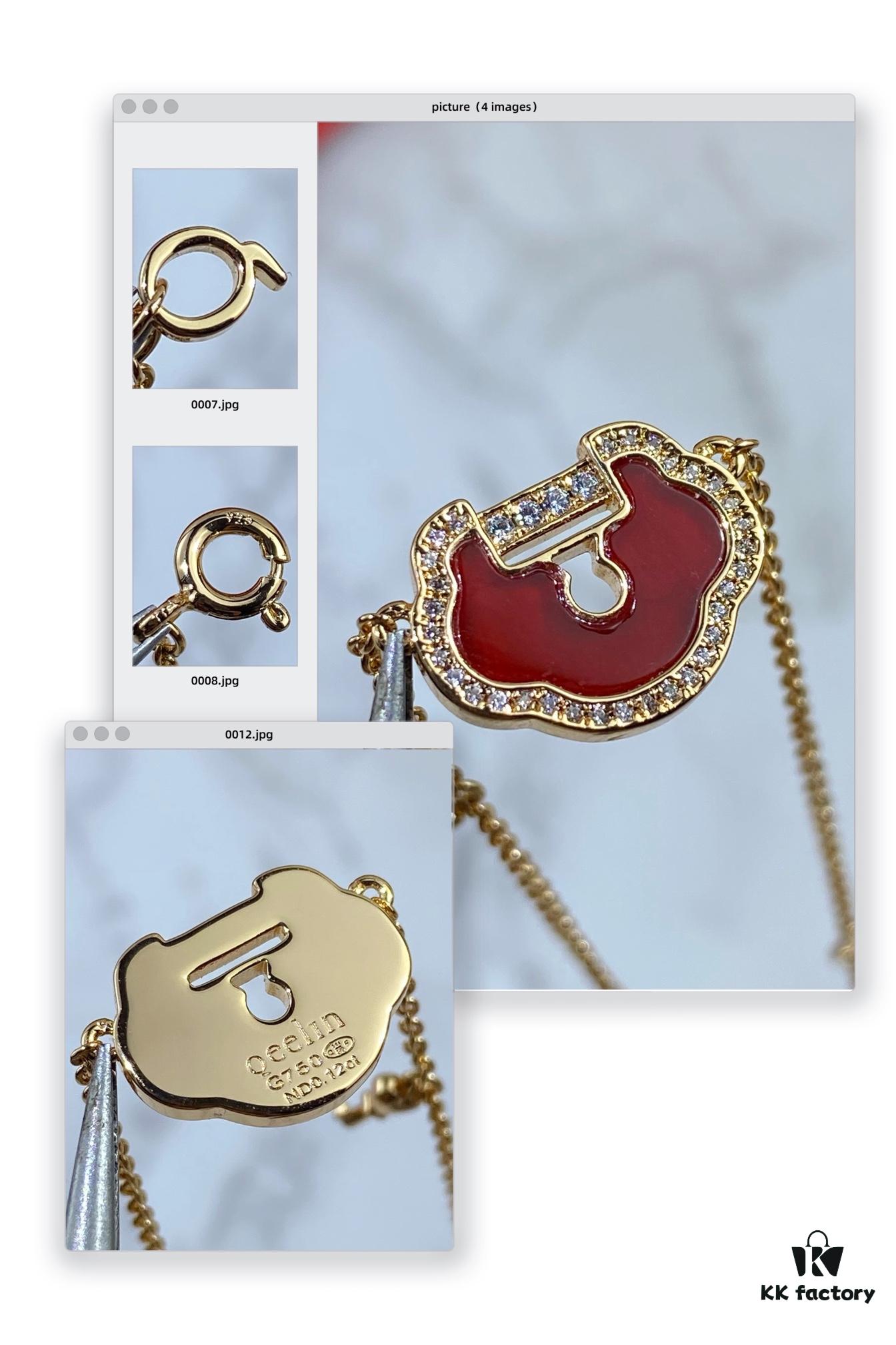 692fd83e99f2d84055c8ac45 New Arrival V Gold Plated Mimi Gold Large Kylin Ruyi Lock Bracelet, Fashion Meets Tradition, Unique and Eye-Catching Design
