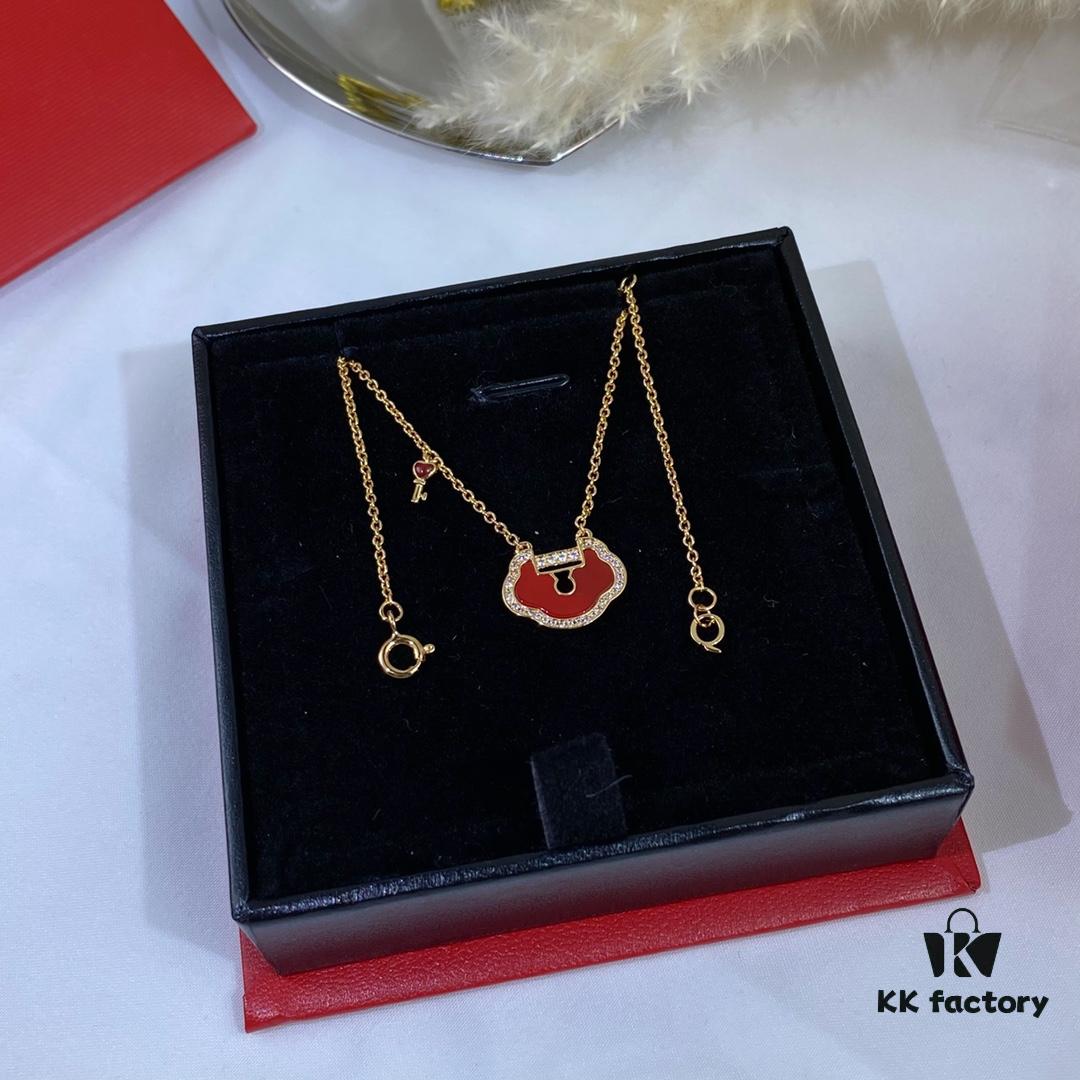 692fd84399f2d84055c8ac53 New Arrival V Gold Plated Mi Gold Large Qilin Ruyi Lock Necklace, Fashion Meets Tradition, Unique and Eye-Catching Design