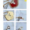 692fd84399f2d84055c8ac54 New Arrival V Gold Plated Mi Gold Large Qilin Ruyi Lock Necklace, Fashion Meets Tradition, Unique and Eye-Catching Design