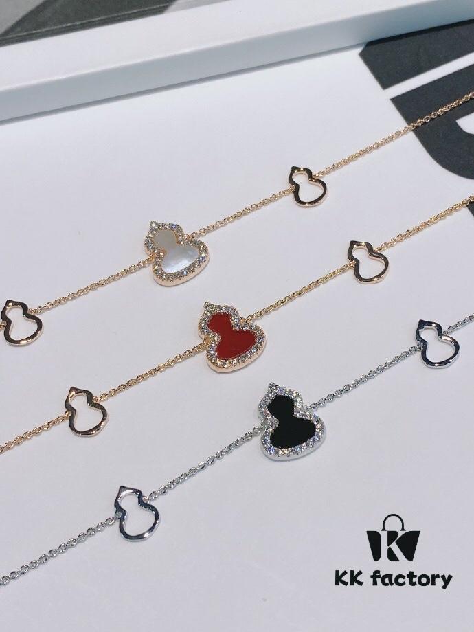 692fd84e99f2d84055c8ac69 Mini Gourd 'Fu Lu' Bracelet and Necklace – Symbol of Good Fortune, Now in Delicate Small Size