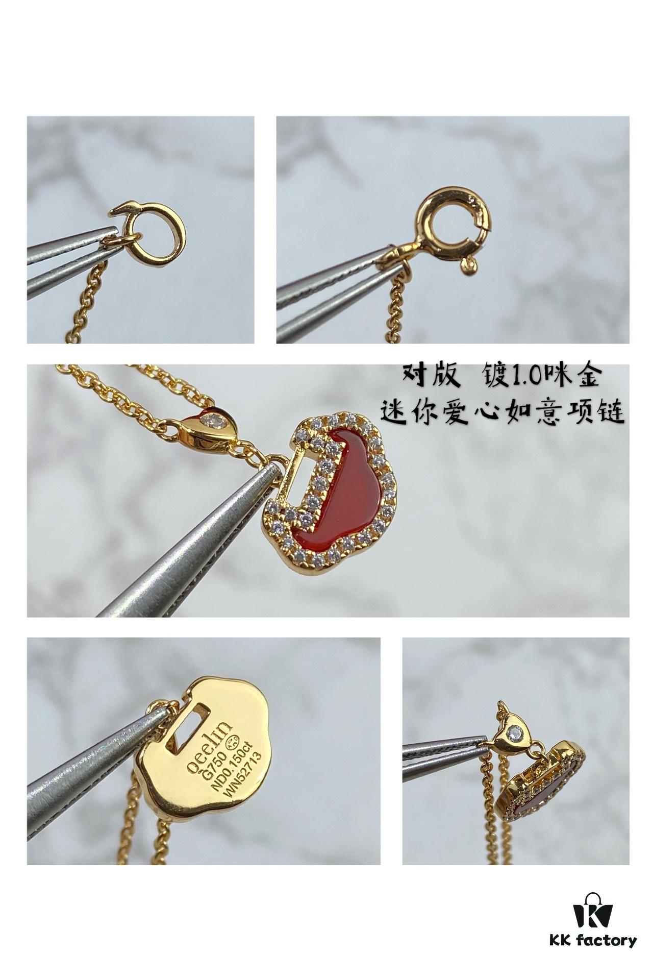 692fd84f99f2d84055c8ac6e V-Gold Plated Mimi Gold ✨ Mini Kirin Ruyi Necklace ✨ A Unique Blend of Fashion and Tradition