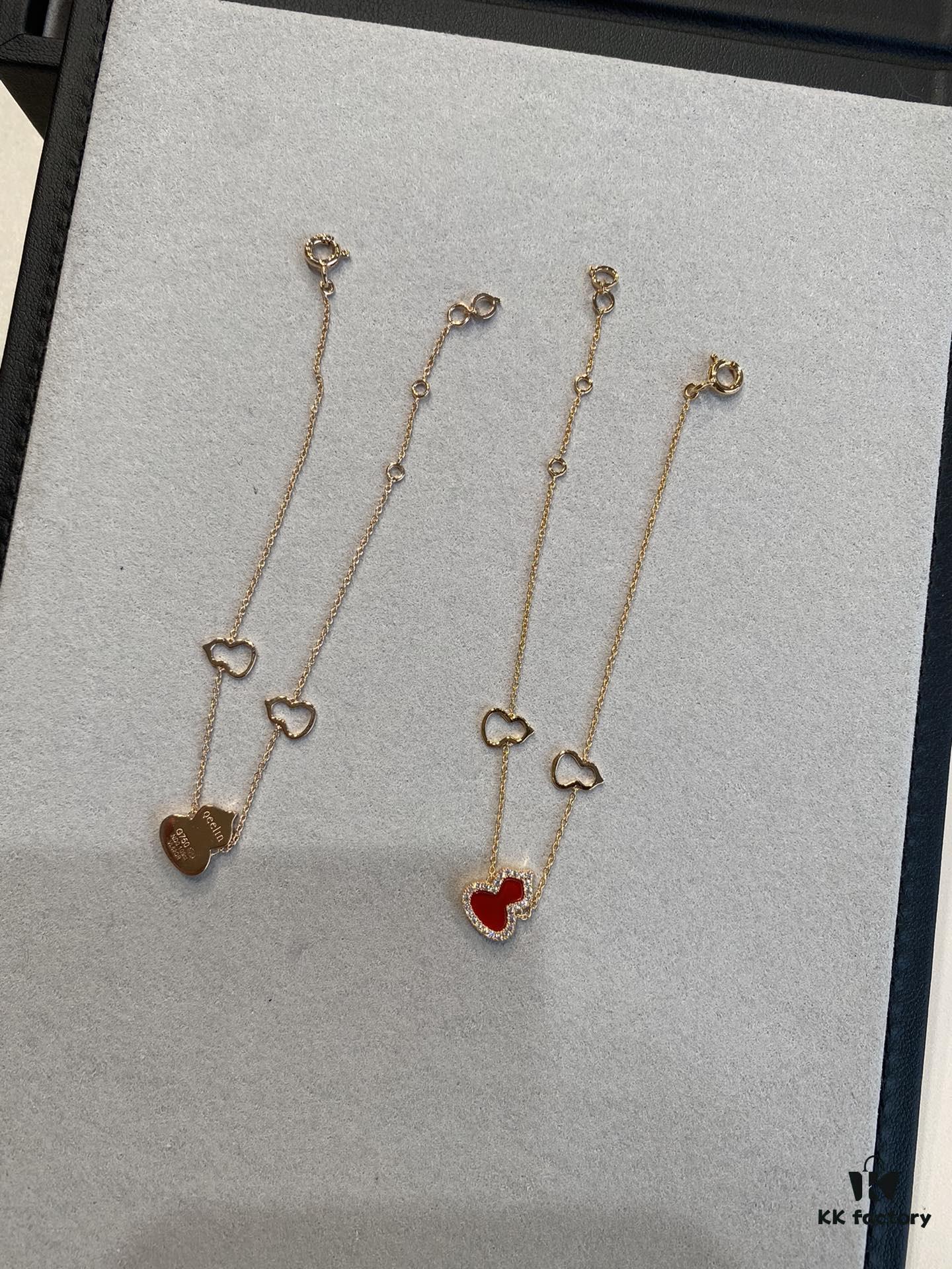 692fd85599f2d84055c8ac77 Gourd Pendant for Wealth and Good Fortune, Full V-Gold Plating with Upgraded 0.5 Micron Thick Gold and Palladium, Rose Gold Tone, Natural Stones Including Deep-Sea White Mother-of-Pearl, Red Carnelian, Black Onyx, Green Jade, Bracelet Size 15-18.5cm