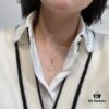 Openwork Gourd Necklace, Real Wearing Photo, Chain Shown at 40cm Length with Additional 4cm Adjustable Extension, Truly Sparkling! Symbol of Blessings, Prosperity, Health, and Good Fortune – Perfect for Gifting or Personal Wear