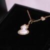 692fd86999f2d84055c8ac9d Large Gourd White Mother-of-Pearl Necklace