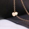 692fd86e99f2d84055c8acab Large Red Agate Gourd Necklace in V-Gold Plated 18K Thick Gold