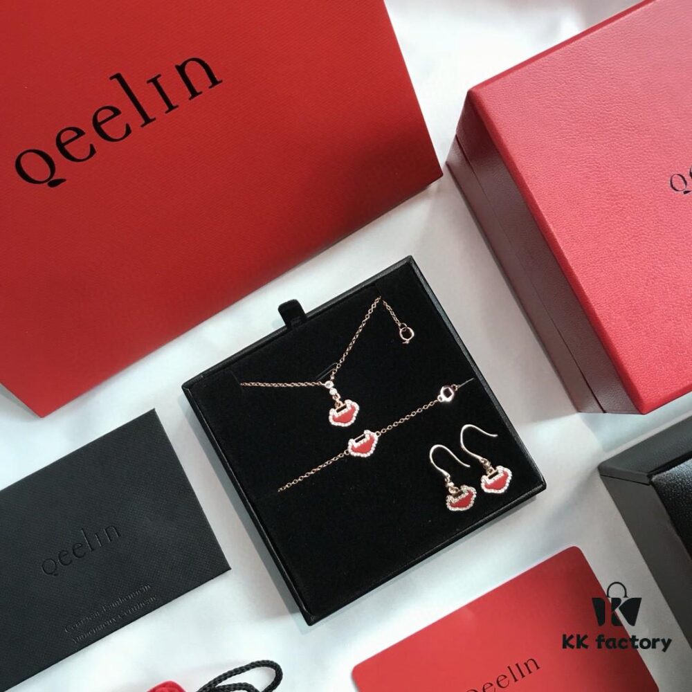 692fd88299f2d84055c8acd5 Kirin Gourd Set: Necklace, Bracelet, and Stud Earrings