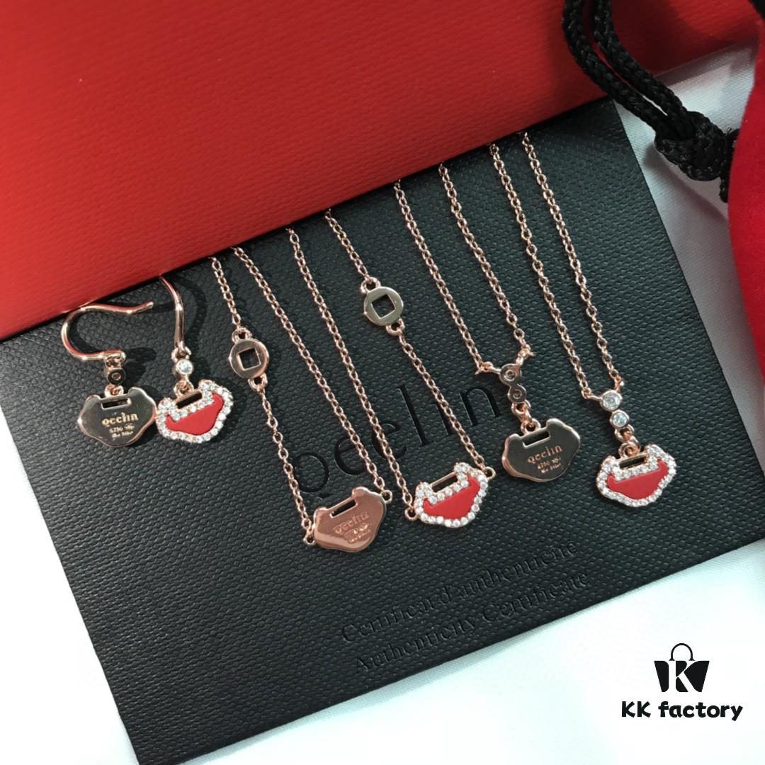 692fd88399f2d84055c8acd7 Kirin Gourd Set: Necklace, Bracelet, and Stud Earrings