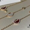 692fd89c99f2d84055c8ad0c Qeelin Yu Yi Collection Ruyi Lock Double Diamond Necklace