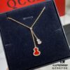 692fd8b099f2d84055c8ad2d New Arrival V Gold Plated 1.0 Micron Gold Mini Kylin Double Gourd Necklace, Stylish and Versatile with Premium Look