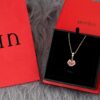 692fd8b999f2d84055c8ad32 Qeelin Kirin Yu Yi Series Pendant Necklace – S925 Silver with Natural Carnelian, Mother of Pearl, and 18K Rose Gold Chain
