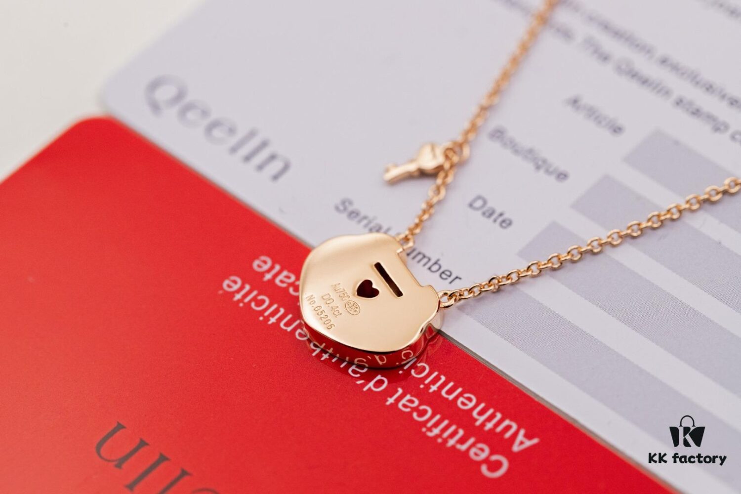 692fd8bf99f2d84055c8ad38 Kirin Qixi Little Pink Lock Necklace