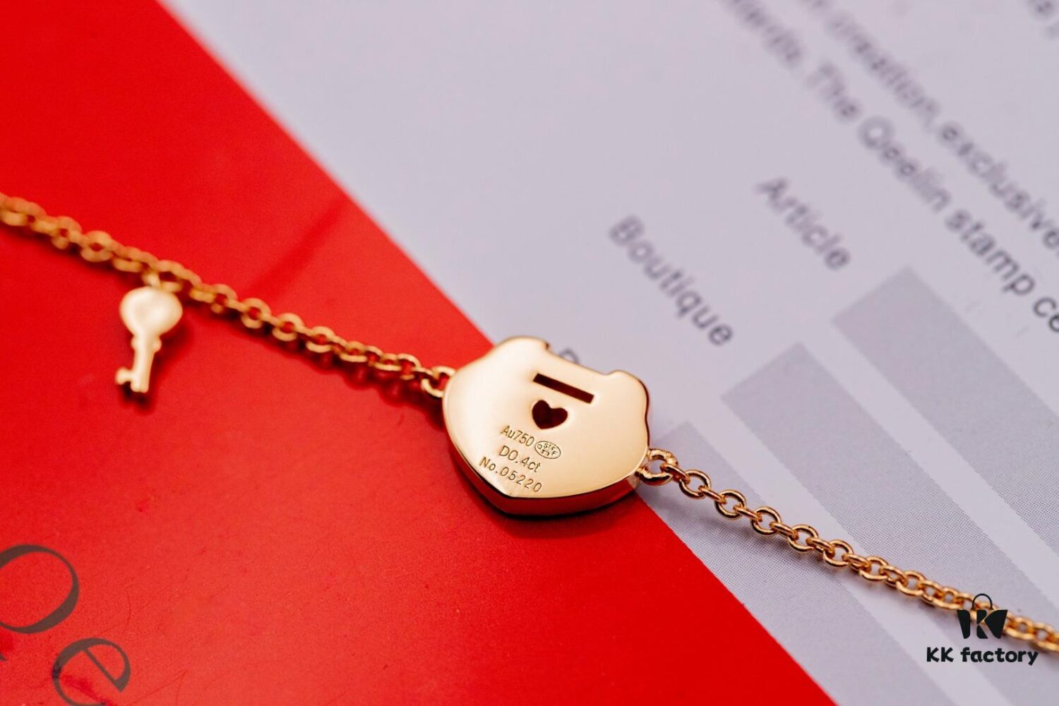 692fd8c699f2d84055c8ad43 Kirin Qixi Little Pink Lock Bracelet