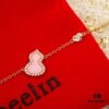 692fd8ca99f2d84055c8ad4a Kirin 520 Limited Edition Pink Opal Gourd Bracelet, Sweet and Adorable Valentine's Day Jewelry with Touch of Love and Gentle Elegance