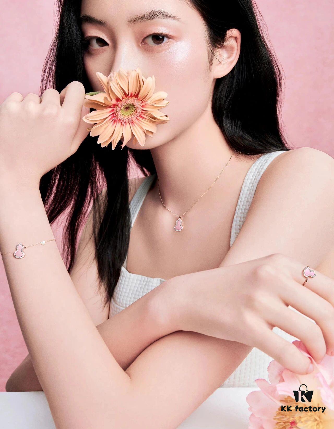 692fd8cc99f2d84055c8ad4f Kirin 520 Limited Edition Pink Opal Gourd Bracelet, Sweet and Adorable Valentine's Day Jewelry with Touch of Love and Gentle Elegance