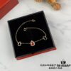 692fd8d299f2d84055c8ad5b Kirin Mini Gourd Bracelet, Stylish and Versatile with Thick Gold Plating and High-Carbon Brilliant Cut Stones