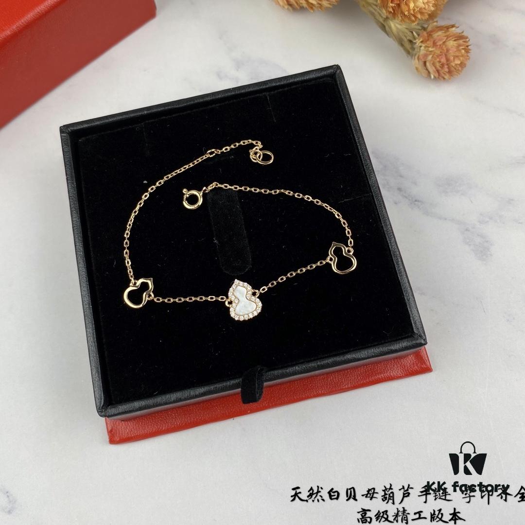 692fd8d399f2d84055c8ad5d Kirin Mini Gourd Bracelet, Stylish and Versatile with Thick Gold Plating and High-Carbon Brilliant Cut Stones
