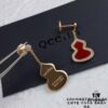 692fd8d899f2d84055c8ad67 V Gold Material Kylin Large Gourd Earrings with Original UFO Ear Plugs, High Aesthetic Appeal, Excellent Fit, Versatile Style, Thick Gold Plating with Real Gold Texture, Eight Hearts and Eight Arrows High-Carbon Diamonds, Small and Exquisite, Perfect to Pass as Real Gold
