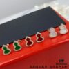 692fd8da99f2d84055c8ad6a Kirin Mini Gourd Stud Earrings, High Aesthetic Appeal, Excellent Fit, Versatile Design, Thick Gold Plating with Genuine Gold Look, Eight-Heart Eight-Arrow High-Carbon Diamonds, Small and Exquisite