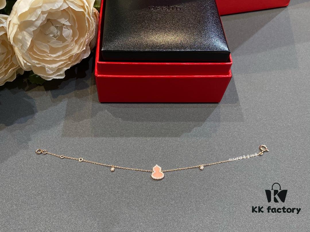 692fd8fb99f2d84055c8ada5 New Arrival, Qeeli Kirin Wulu Series Limited Edition Pink Pearl Gourd Necklace and Bracelet