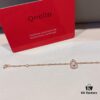 692fd90999f2d84055c8adb8 Brand New Wulu Legend Series Gourd Bracelet, Rose Gold with Ruby Accents, Elegant and Radiant Design