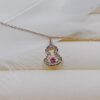 692fd91399f2d84055c8adc9 Brand New Wulu Legend Series Gourd Necklace, Rose Gold with Rubies, 40cm Elegant Layering Pendant for Delicate Sophistication