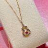 692fd91399f2d84055c8adcb Brand New Wulu Legend Series Gourd Necklace, Rose Gold with Rubies, 40cm Elegant Layering Pendant for Delicate Sophistication
