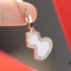 692fd91b99f2d84055c8add9 Qeelin Wulu Series Rose Gold and White Shell Gourd Necklace