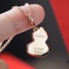 692fd91b99f2d84055c8adda Qeelin Wulu Series Rose Gold and White Shell Gourd Necklace