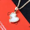 692fd91d99f2d84055c8addd Qeelin Wulu Series Rose Gold and White Shell Gourd Necklace