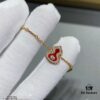 692fd93699f2d84055c8ae09 Kirin Mini Diamond Red Gourd Bracelet, Stylish and Versatile with Thick Gold Plating, Real Gold Feel, Featuring Eight Hearts and Eight Arrows High-Carbon Diamonds