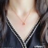 692fd93a99f2d84055c8ae10 Kirin Mini Diamond Red Gourd Necklace, Stylish and Versatile with Thick Gold Plating, Real Gold Feel, Eight Hearts and Eight Arrows High-Carbon Diamond, Small and Exquisite